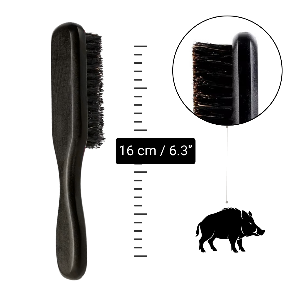 Brosse en poils de sanglier Véritable